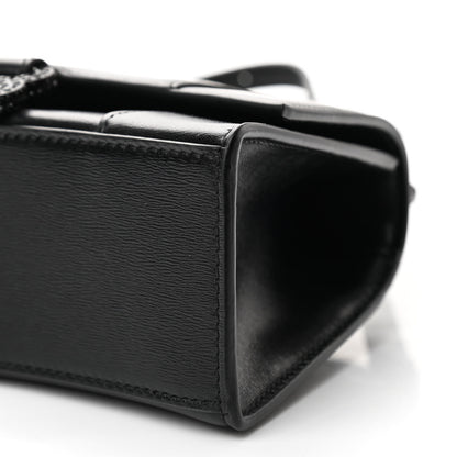 Balenciaga Shiny Box Calfskin Strass Hourglass Top Handle Bag XS Black 11 of 11