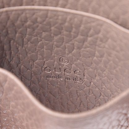 Gucci Dollar Calfskin GG Marmont Coin Case Card Holder Porcelain Rose 6 of 9