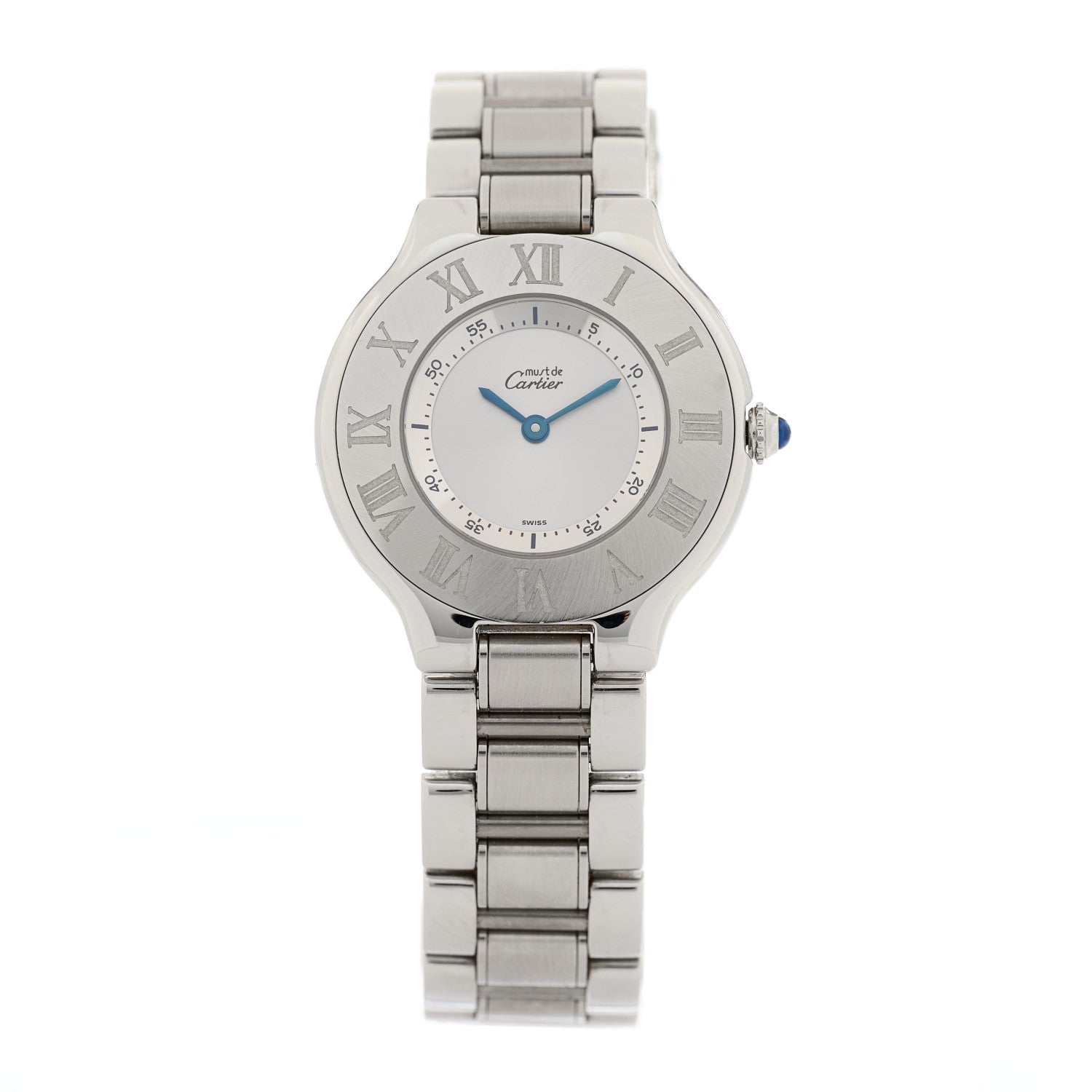 Cartier Stainless Steel 31mm Must De 21 Quartz Watch 1 of 5