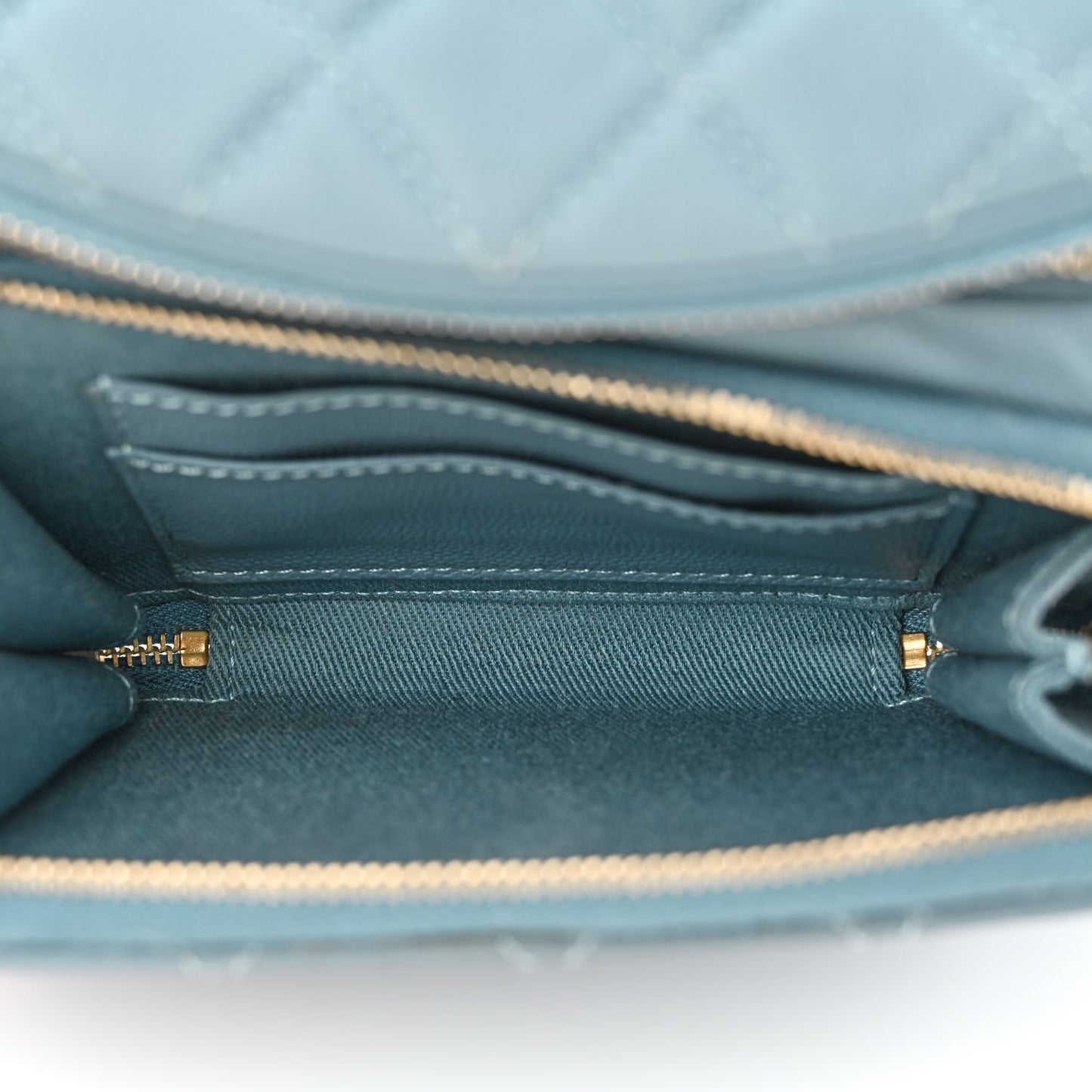 Caviar Quilted Business Affinity Waist Bag Blue