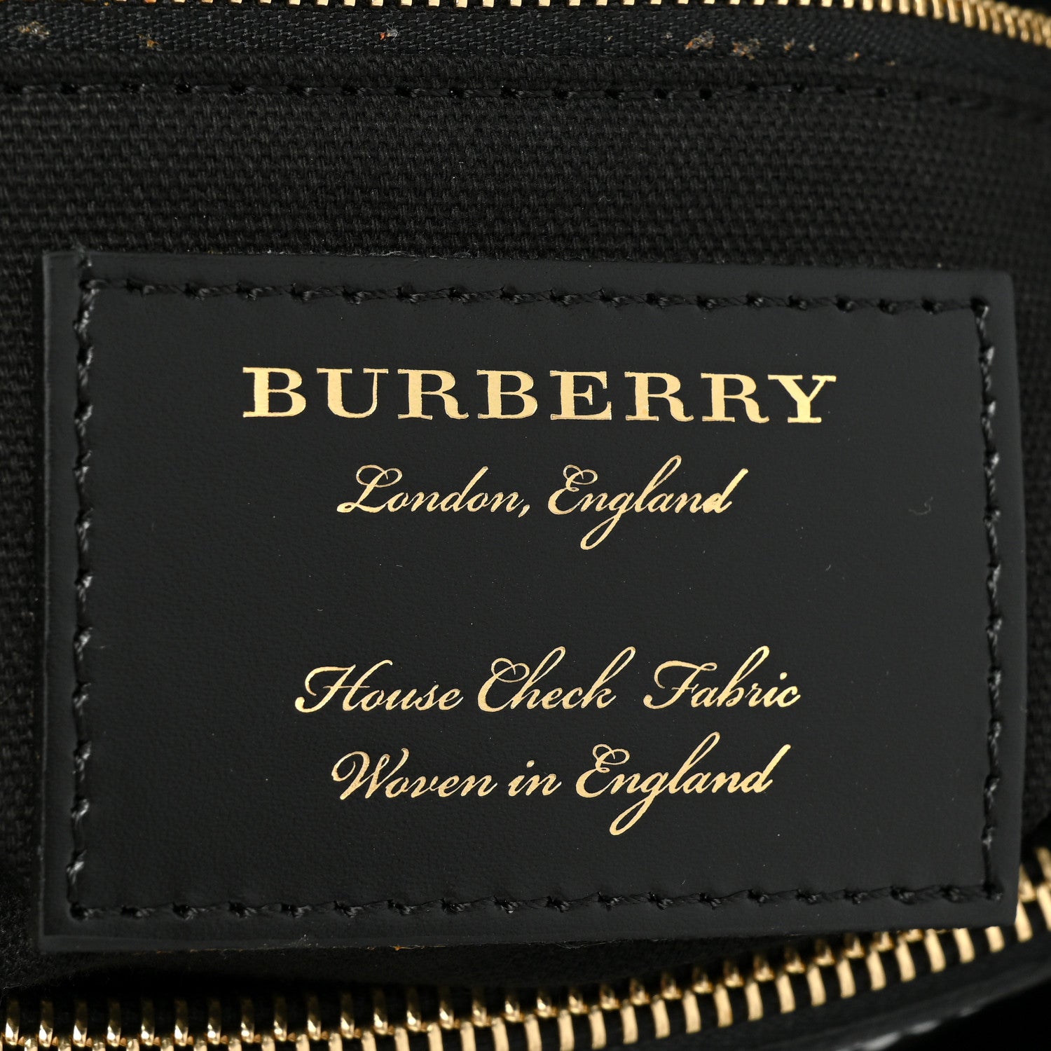 Burberry Metallic Grainy Calfskin House Check Medium Banner Tote Silver 8 of 11