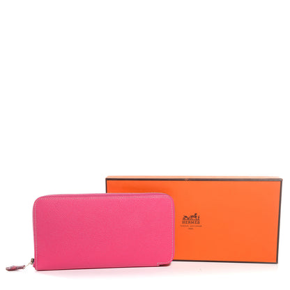 Hermes Epsom Silk'In Compact Wallet Rose Tyrien 5 of 8