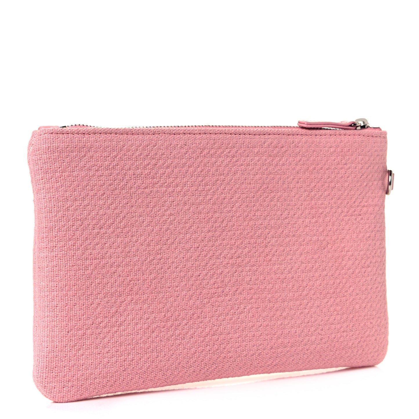 Mixed Fibers Small Deauville Pouch Pink