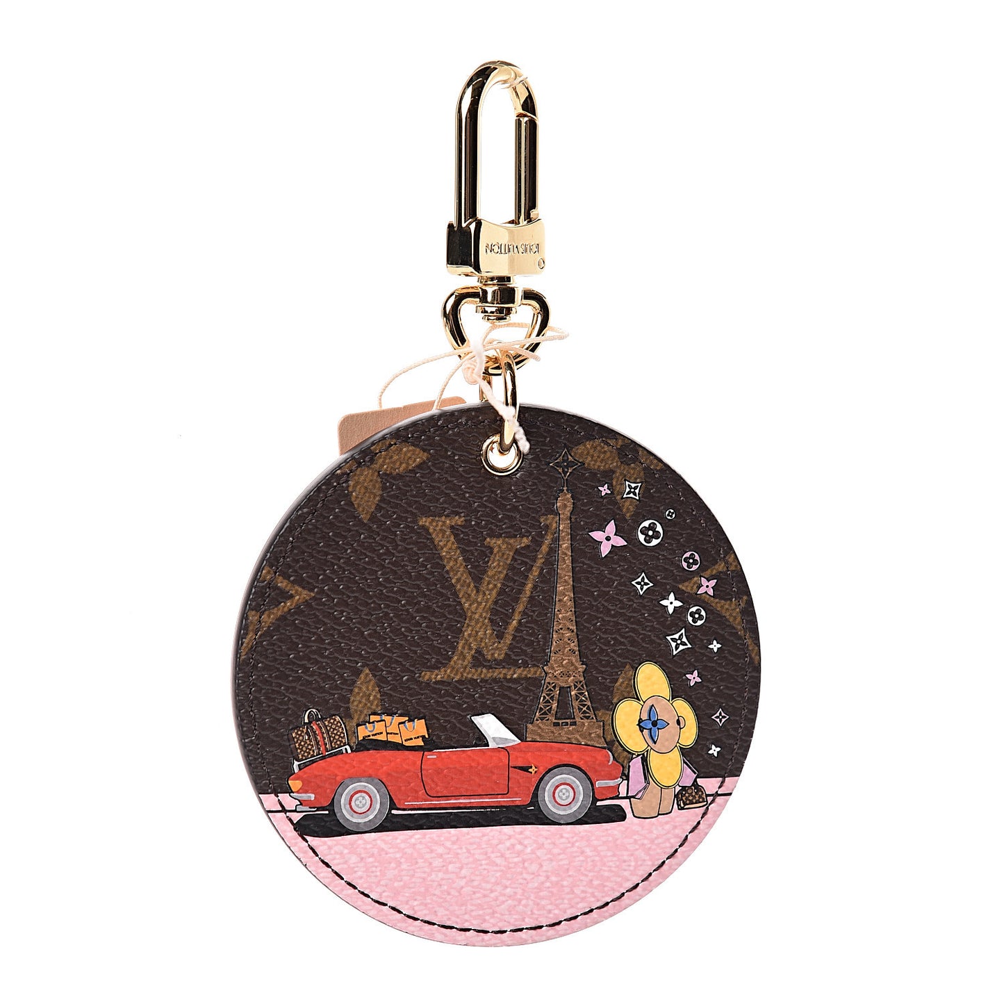 Monogram 2019 Christmas Animation Paris Bag Charm Key Ring