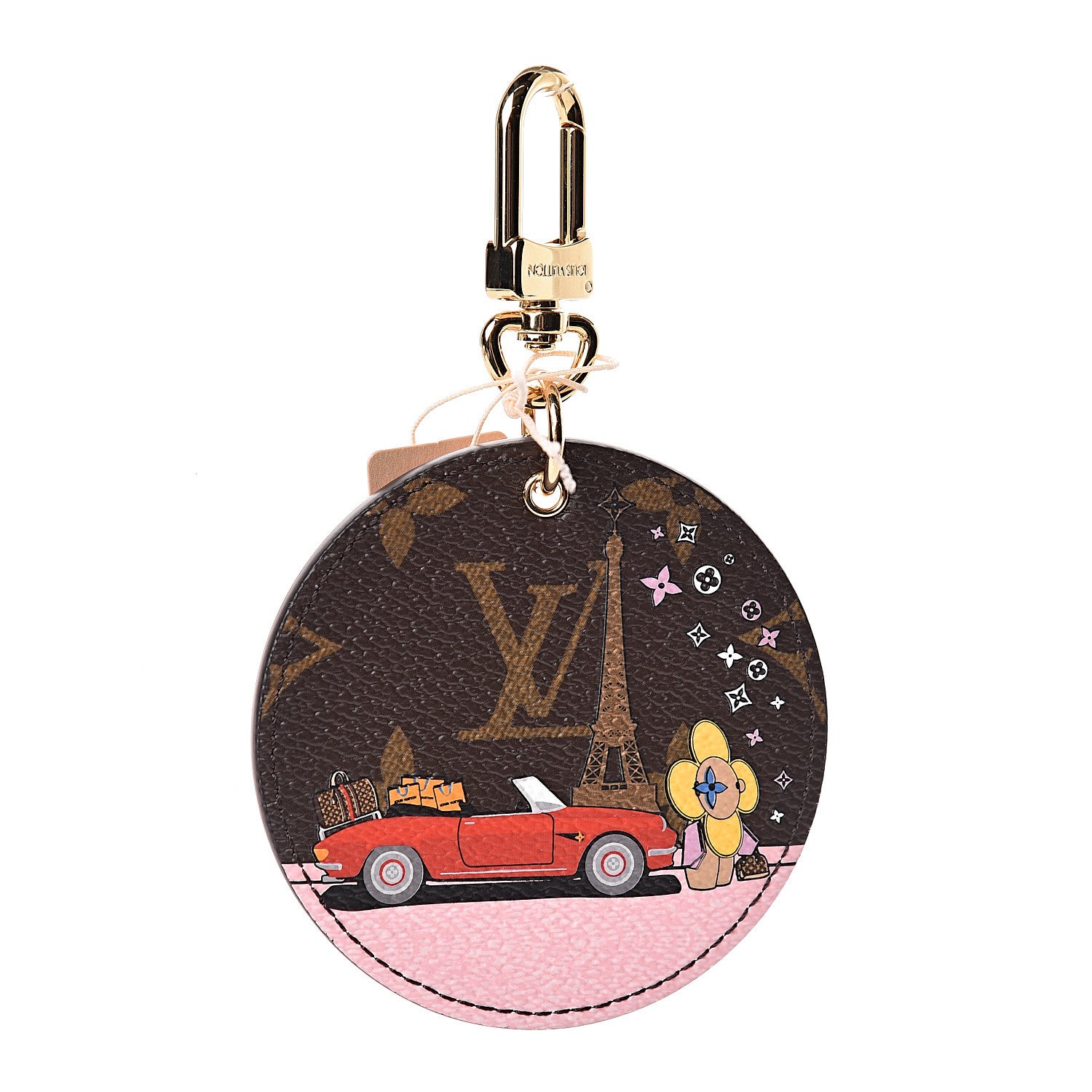 Louis Vuitton Monogram 2019 Christmas Animation Paris Bag Charm Key Ring 1 of 4