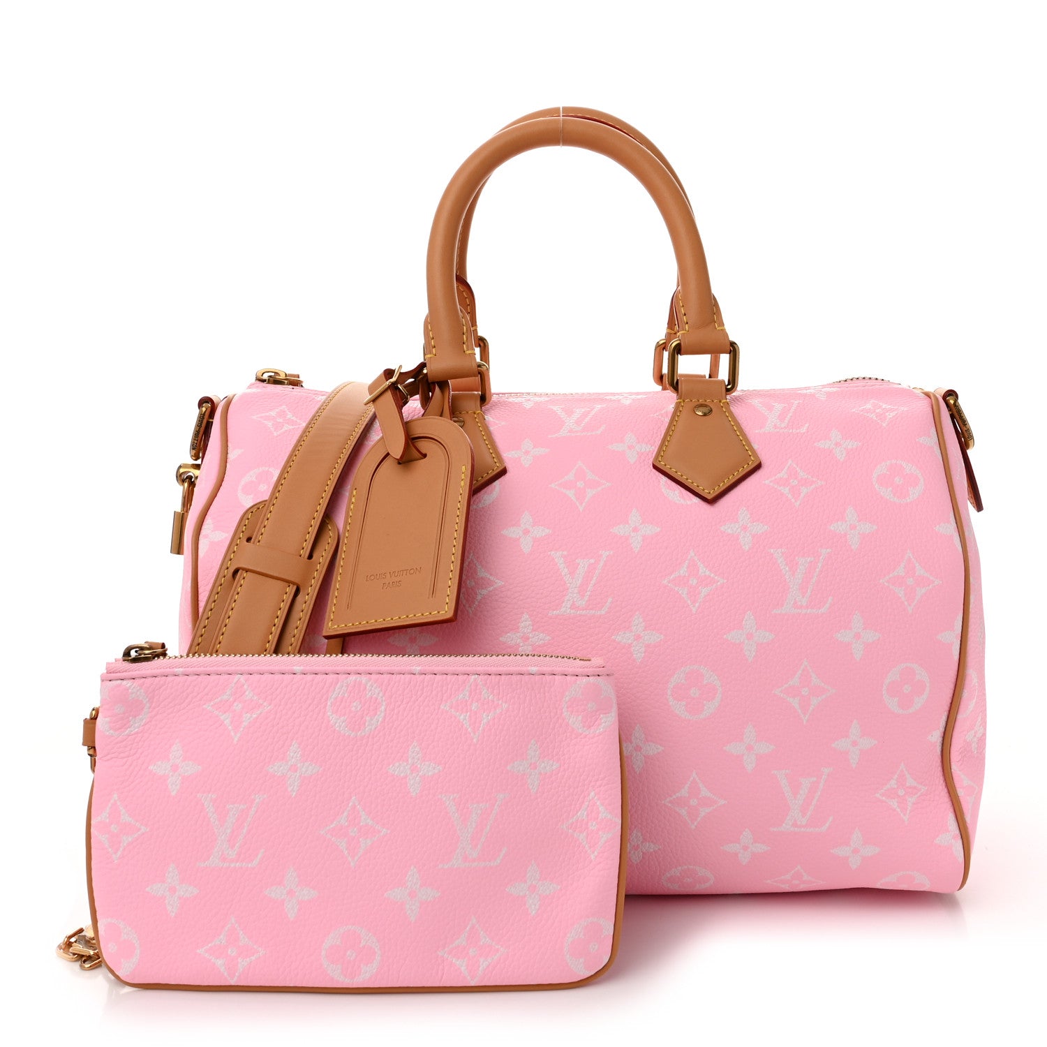 Louis Vuitton Calfskin Monogram Speedy P9 Bandouliere 30 Candy 3 of 11