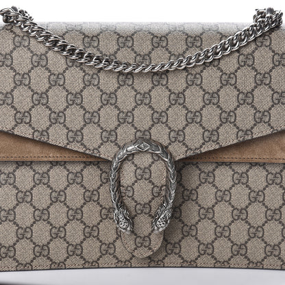 Gucci GG Supreme Monogram Medium Dionysus Shoulder Bag Taupe 8 of 11