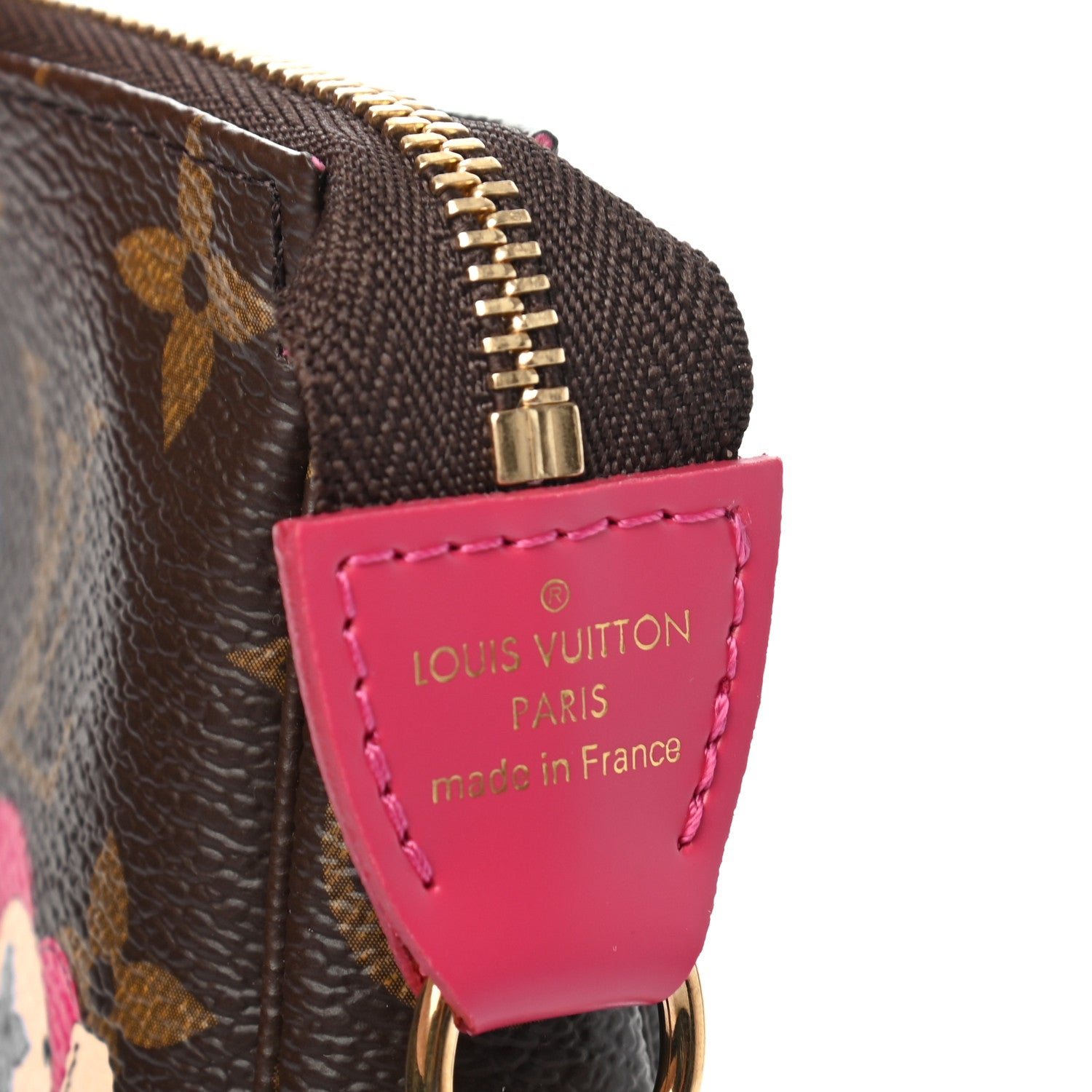 Louis Vuitton Monogram 2020 Christmas Animation Roller Coaster Mini Pochette Accessories Pivoine 6 of 7