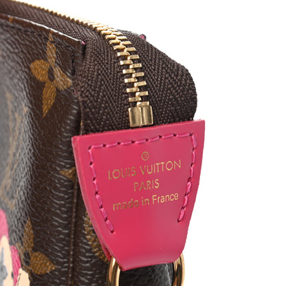 Louis Vuitton Monogram 2020 Christmas Animation Roller Coaster Mini Pochette Accessories Pivoine 6 of 7