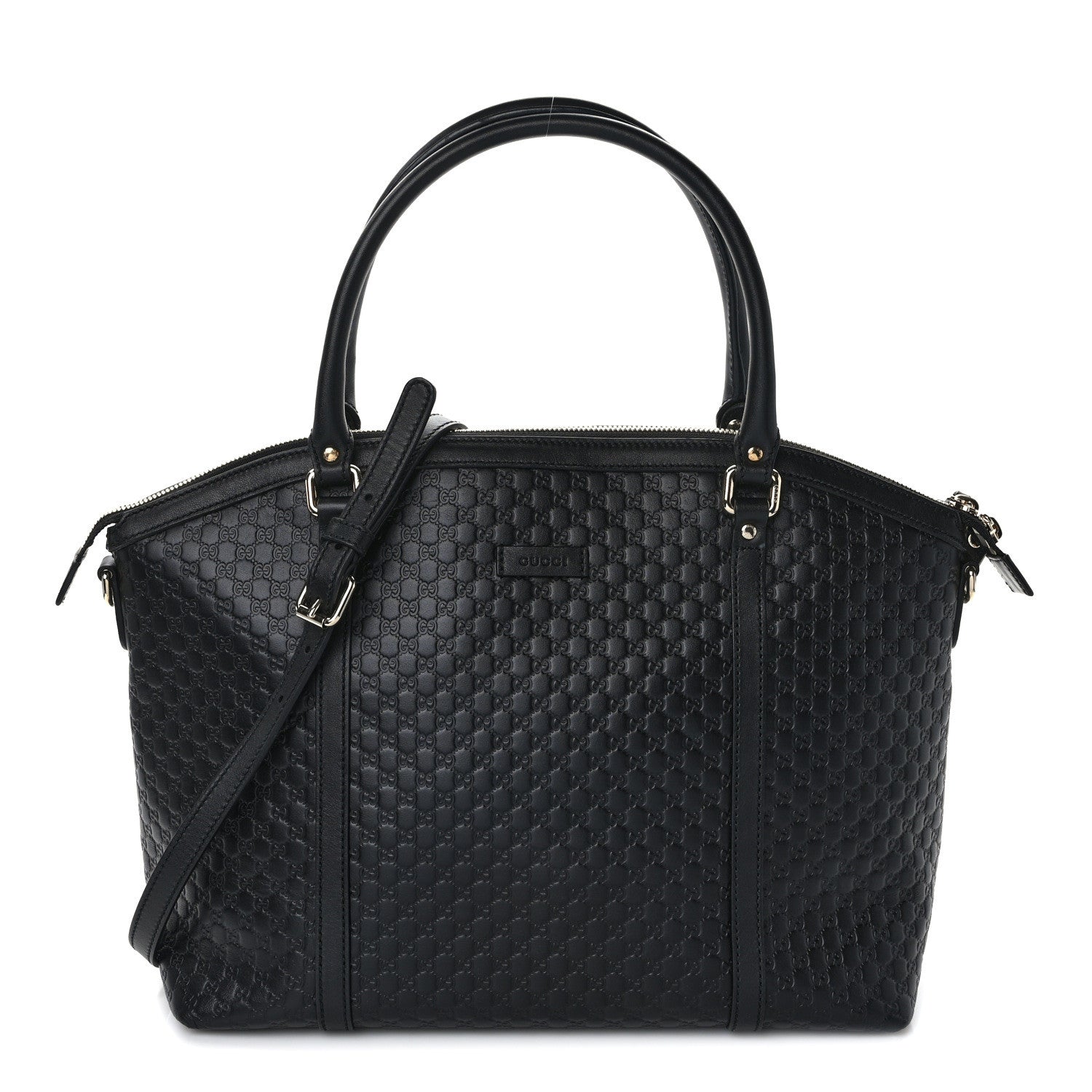 Gucci Soft Microguccissima Dome Satchel Black 1 of 14