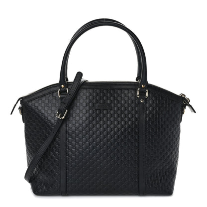 Gucci Soft Microguccissima Dome Satchel Black 1 of 14
