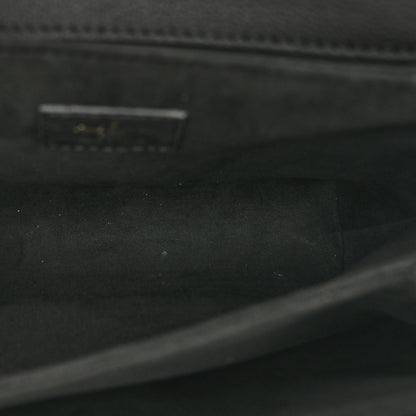 Louis Vuitton Grained Calfskin Lockme Oxford Black 6 of 12