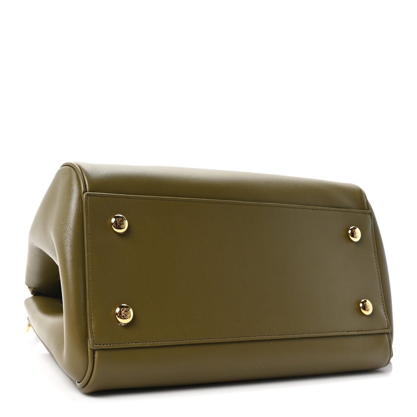 Supple Calfskin Medium Madrid Bag Olive