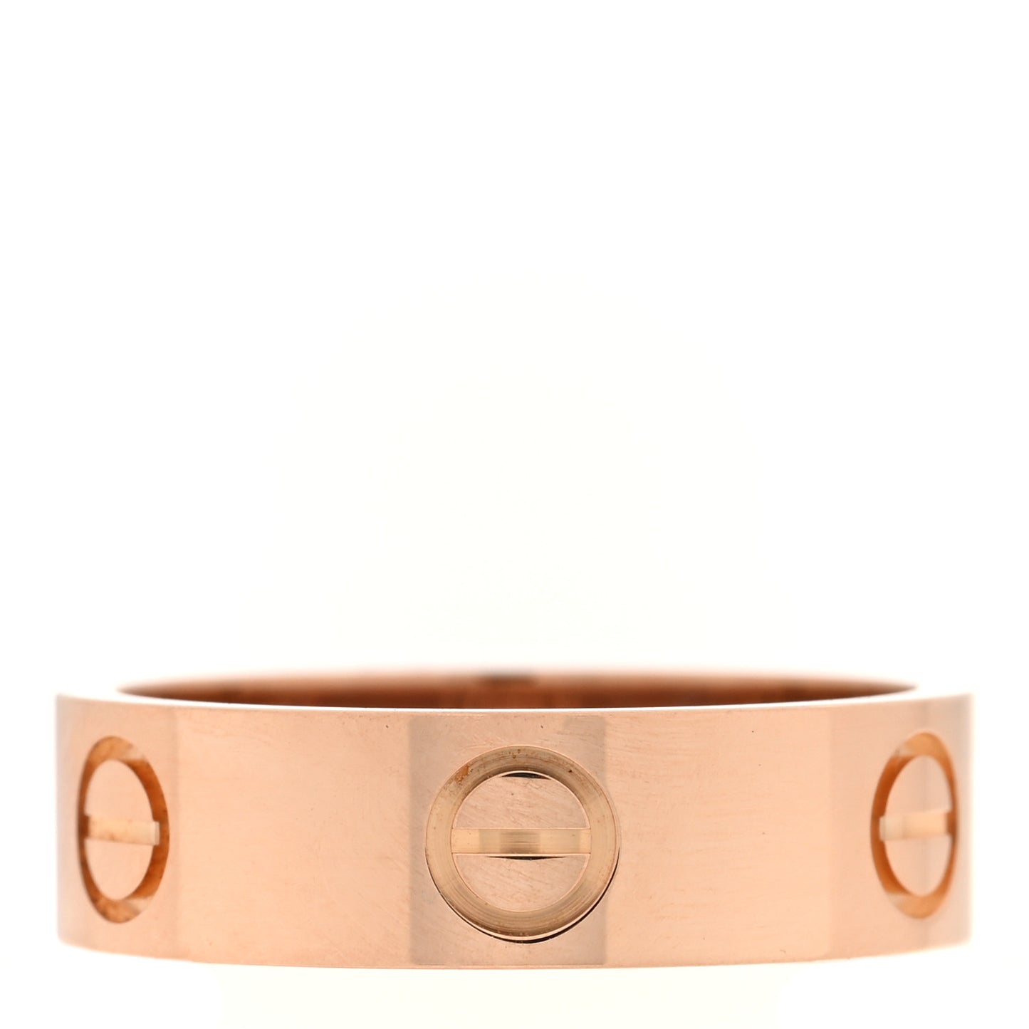 18K Pink Gold 5.5mm LOVE Ring 54 6.75