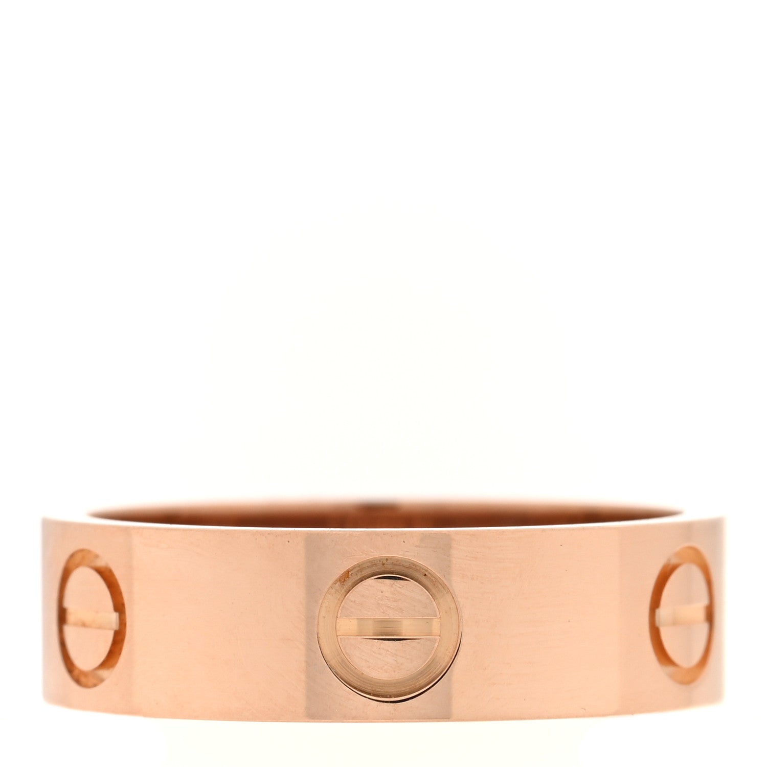 Cartier 18K Pink Gold 5.5mm LOVE Ring 54 6.75 3 of 4