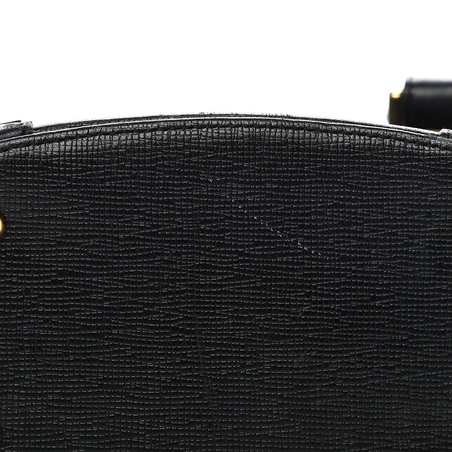 Saffiano Studded Shopping Tote Black