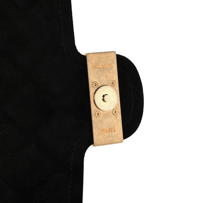 Chanel Grained Calfskin Quilted Large Archi Chic Cosmetic Case Black 9 of 14