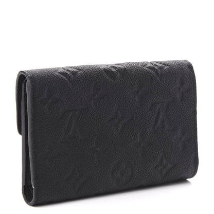 Louis Vuitton Empreinte Compact Curieuse Wallet Black 3 of 10