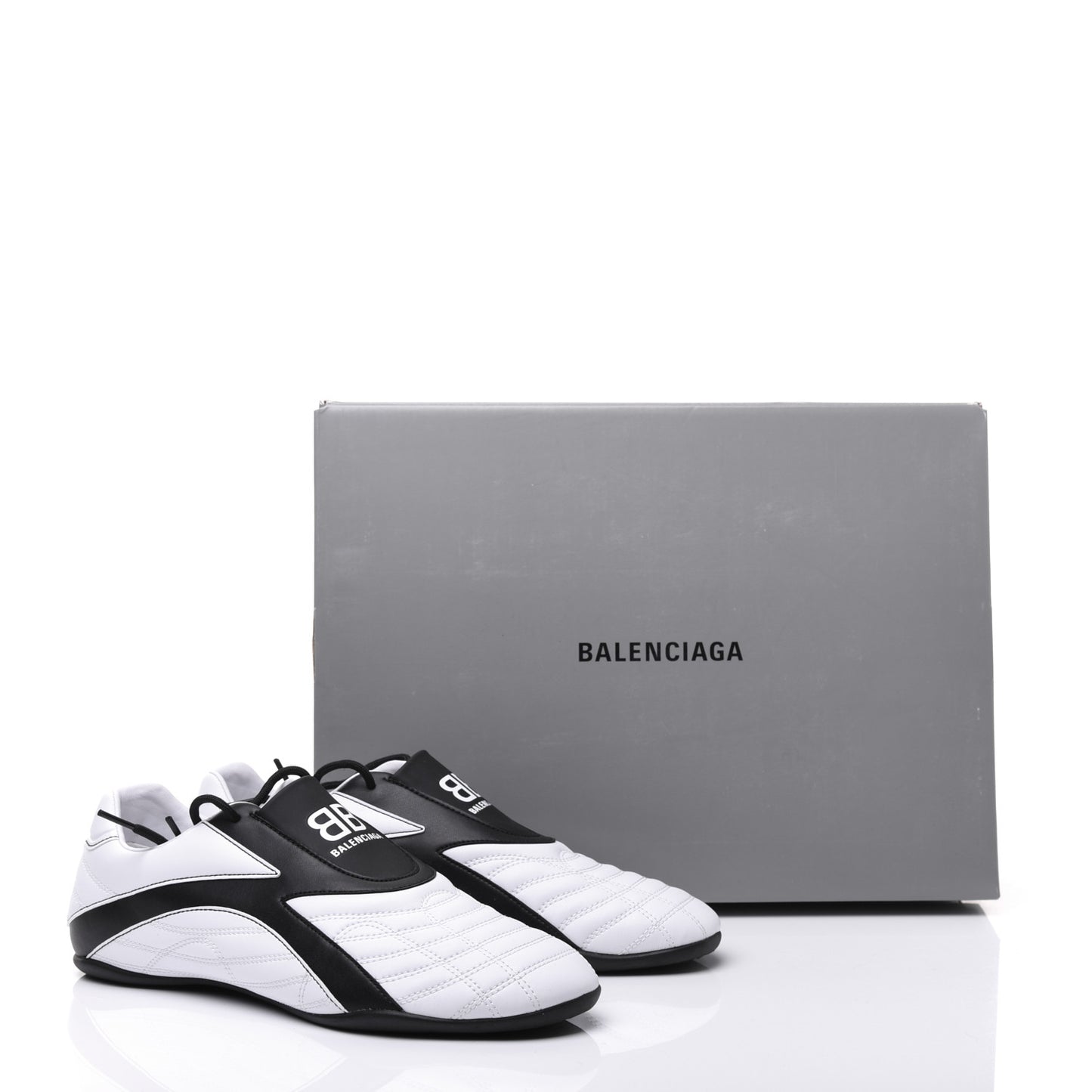 Polyurethane Womens Zen Sneakers 41 White Black