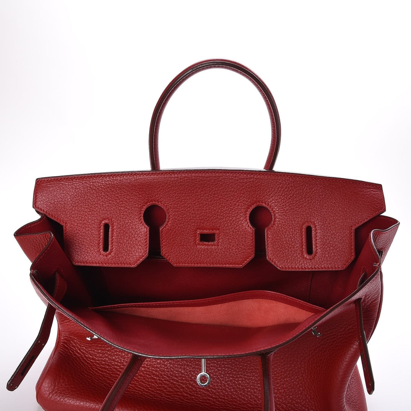 Taurillon Clemence Birkin 35 Rouge Casaque