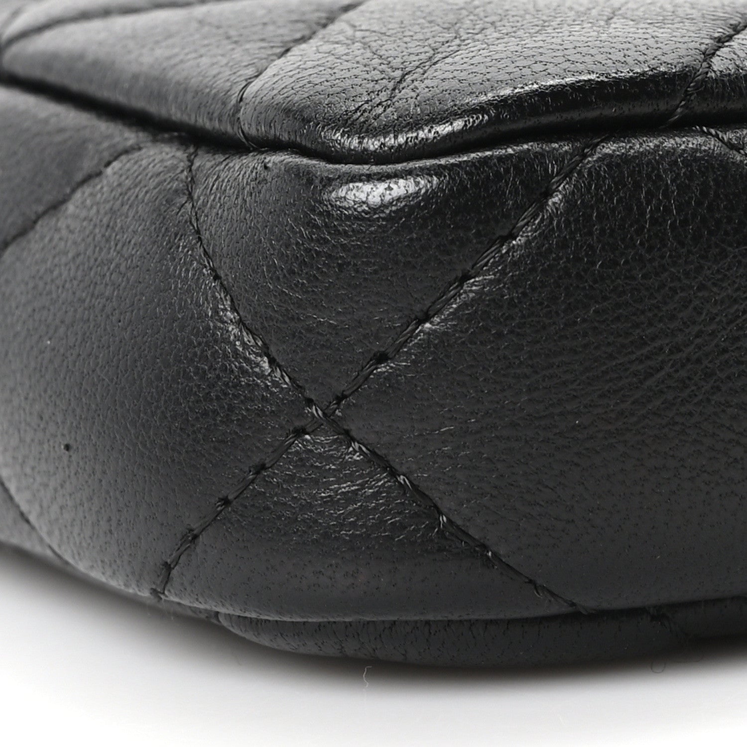 Chanel Lambskin Quilted Small Clutch With Chain Black 10 of 10