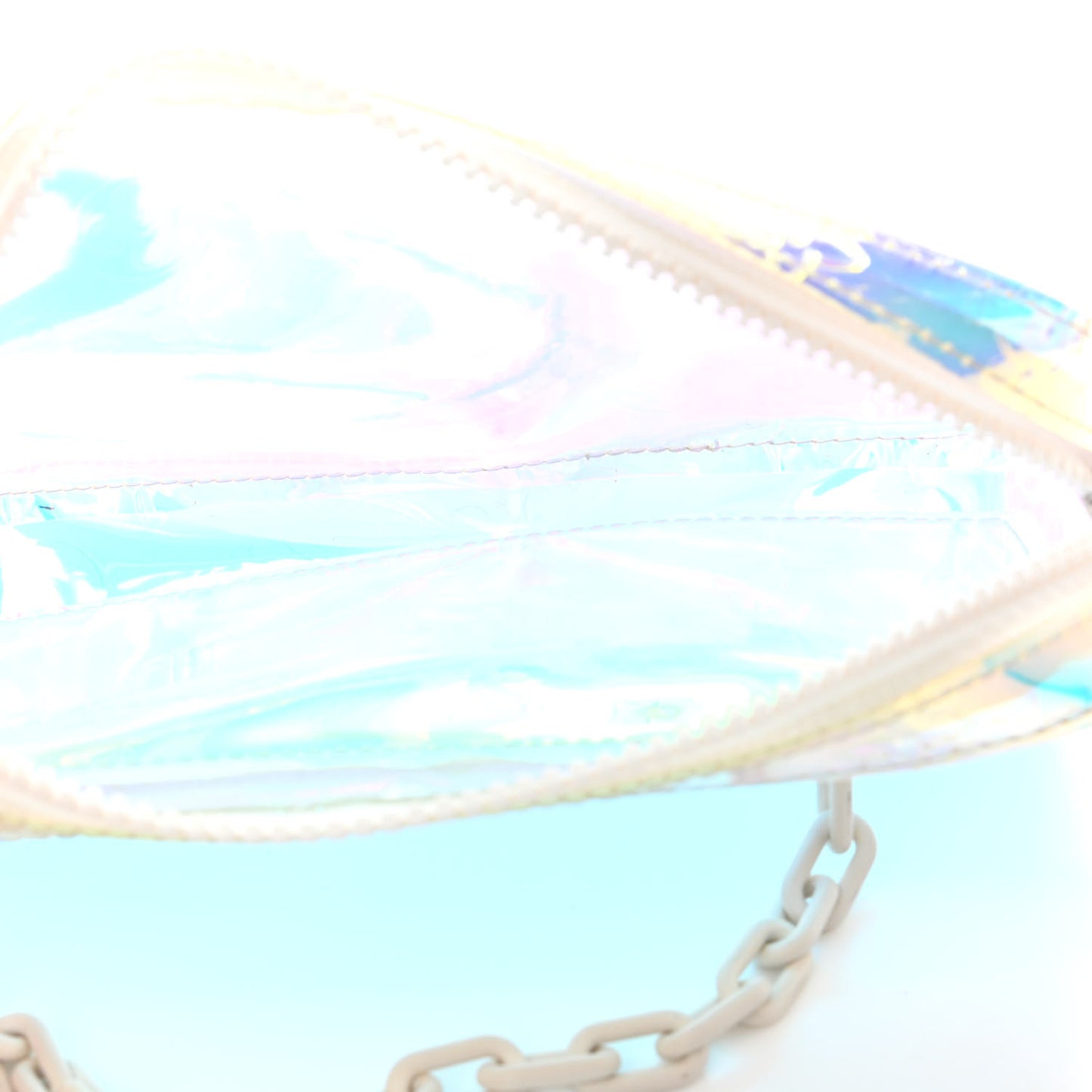 PVC Monogram Pochette Volga Iridescent Prism