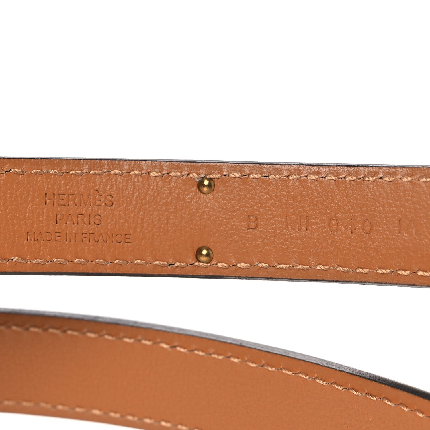 Hermes Epsom Kelly Belt Black 3 of 5