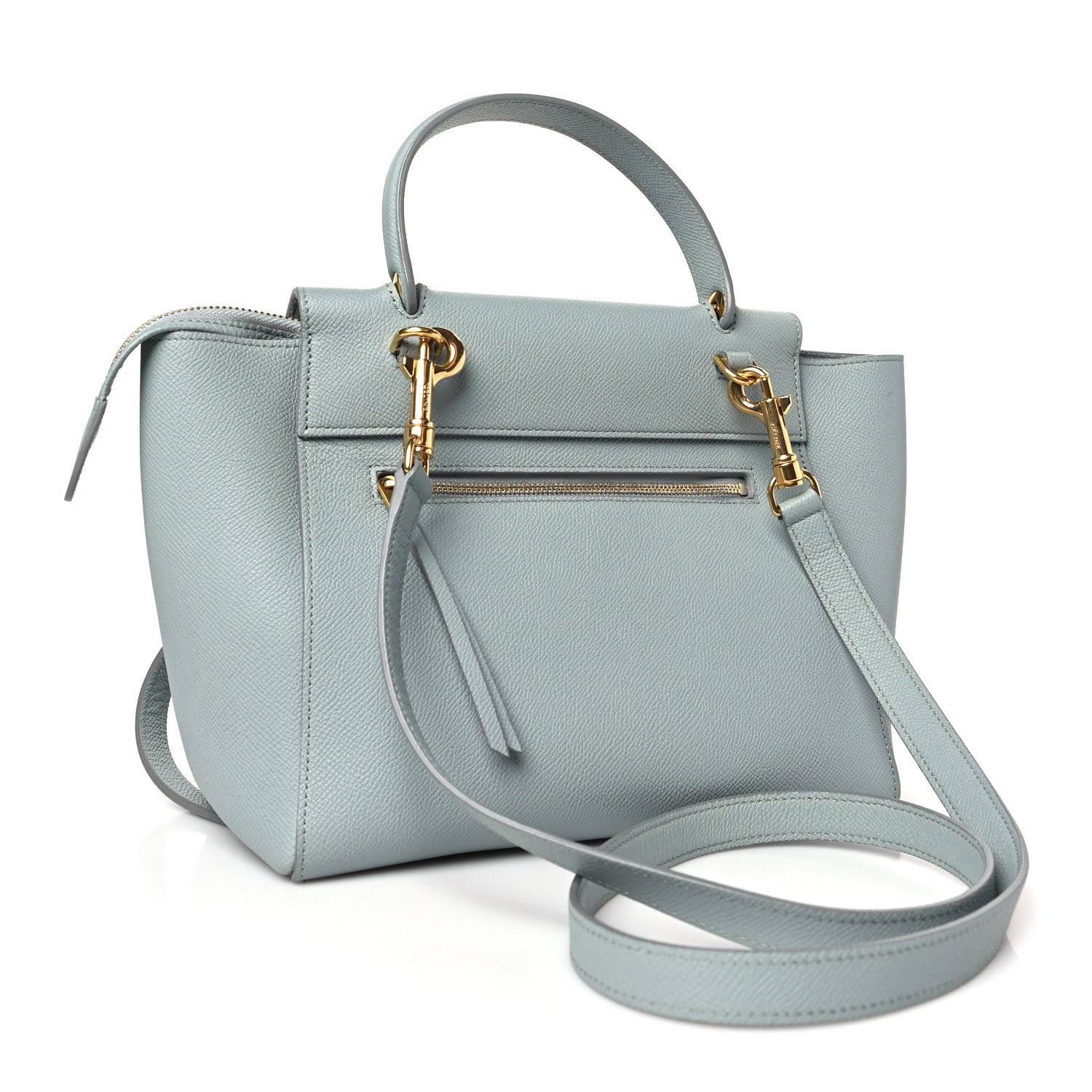 Celine Baby Grained Calfskin Micro Belt Bag Storm 3 of 9