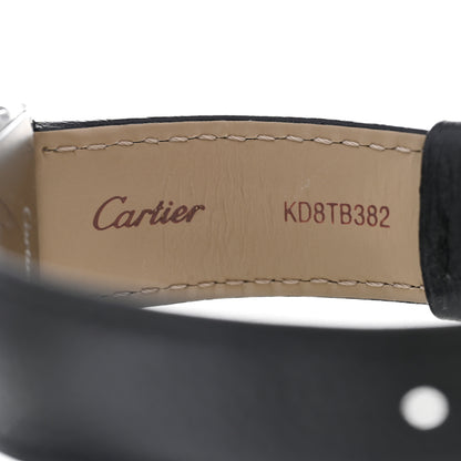 Cartier Stainless Steel Calfskin 25mm Must de Cartier Tank Quartz Watch 5 of 6