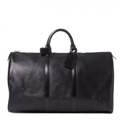 Louis Vuitton Epi Keepall 50 Black 1 of 10