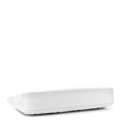 Christian Louboutin Lambskin Embossed Loubila Shoulder Bag White 4 of 9