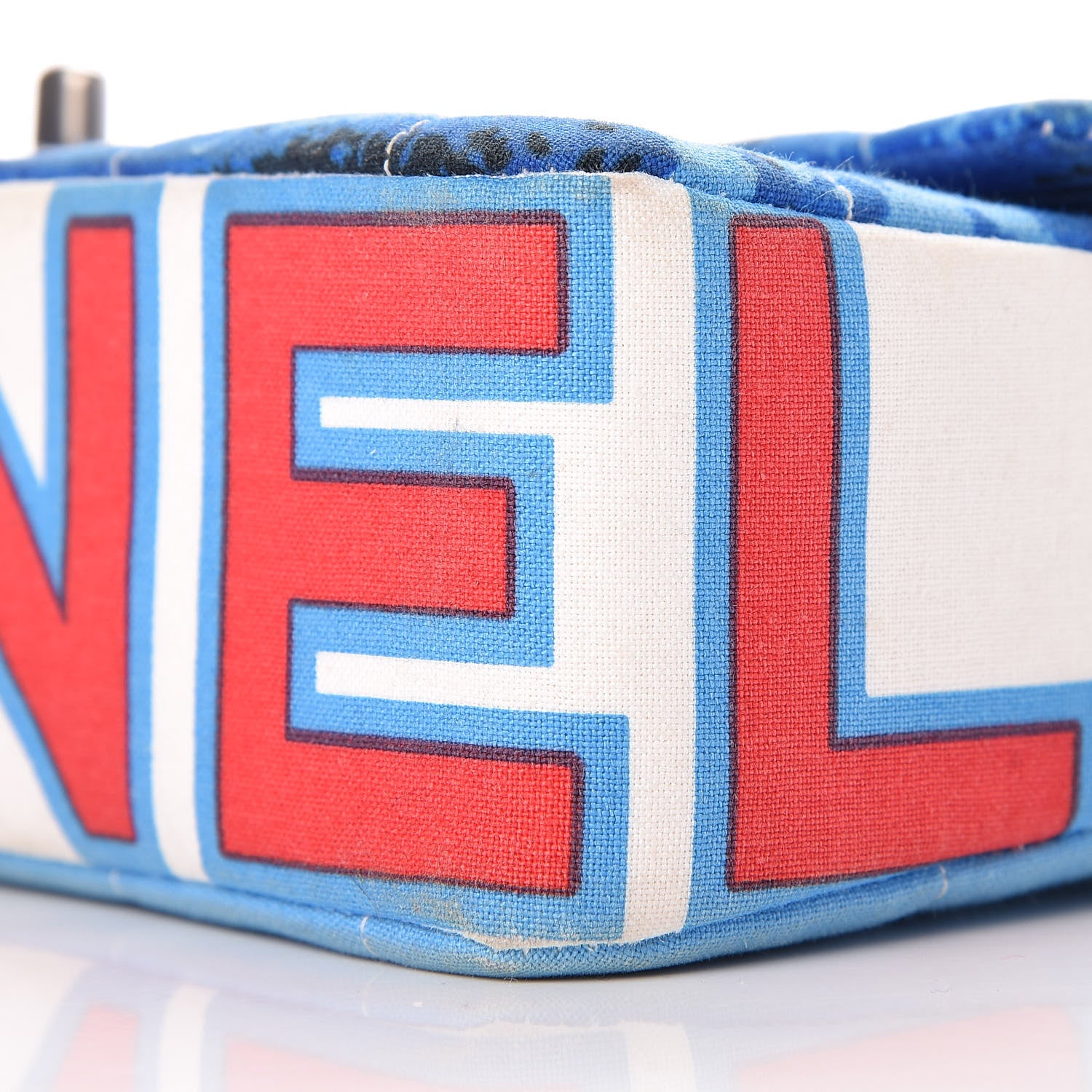 Chanel Canvas Square Quilted Surf Flap Multicolor 9 of 23
