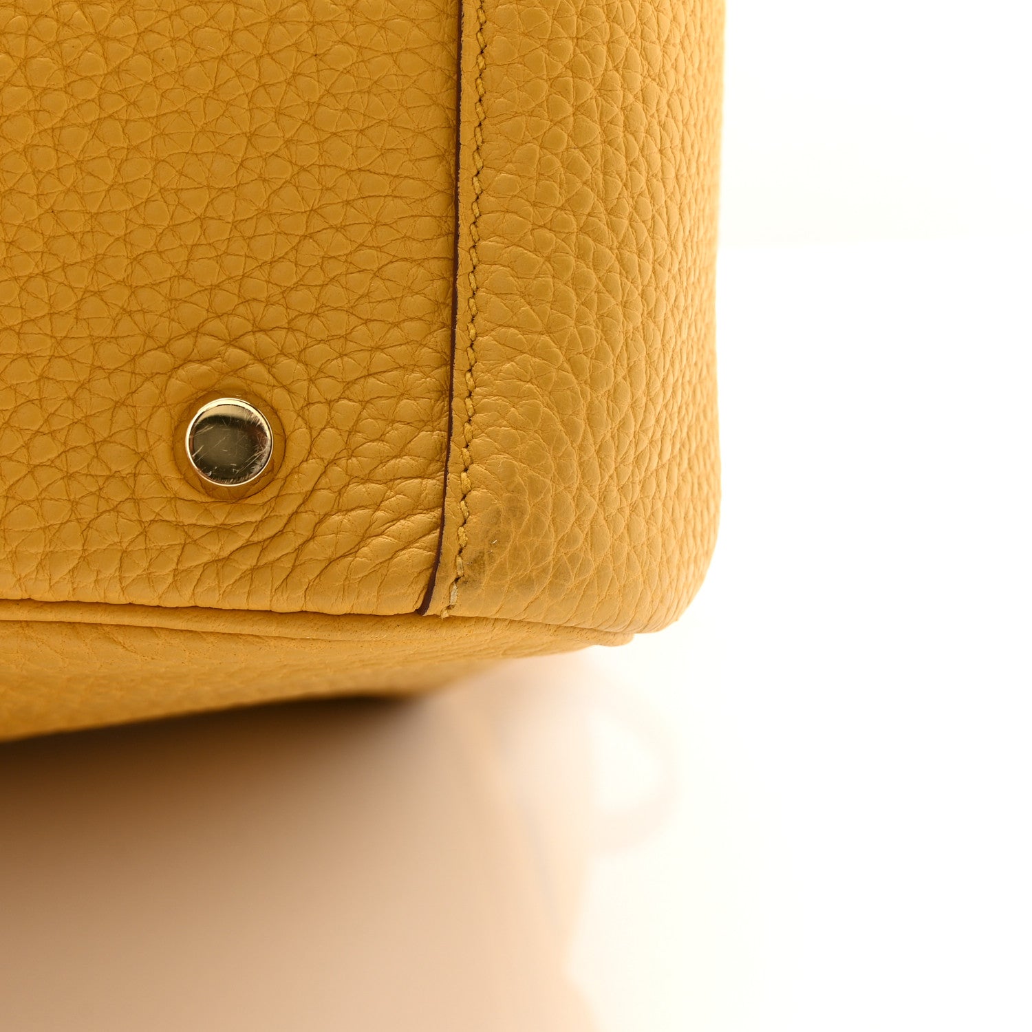 Hermes Taurillon Clemence Lindy 30 Jaune Ambre 11 of 12