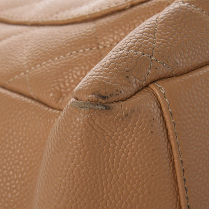Chanel Caviar Quilted Grand Shopping Tote GST Beige 13 of 22