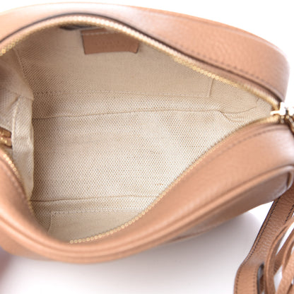 Gucci Pebbled Calfskin Small Soho Disco Bag Camelia 5 of 10