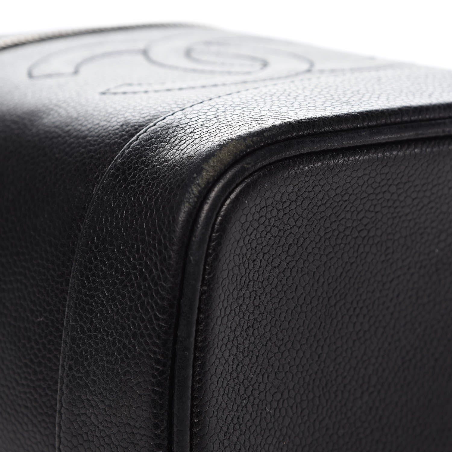 Chanel Caviar Cosmetic Vanity Bag Black 11 of 15