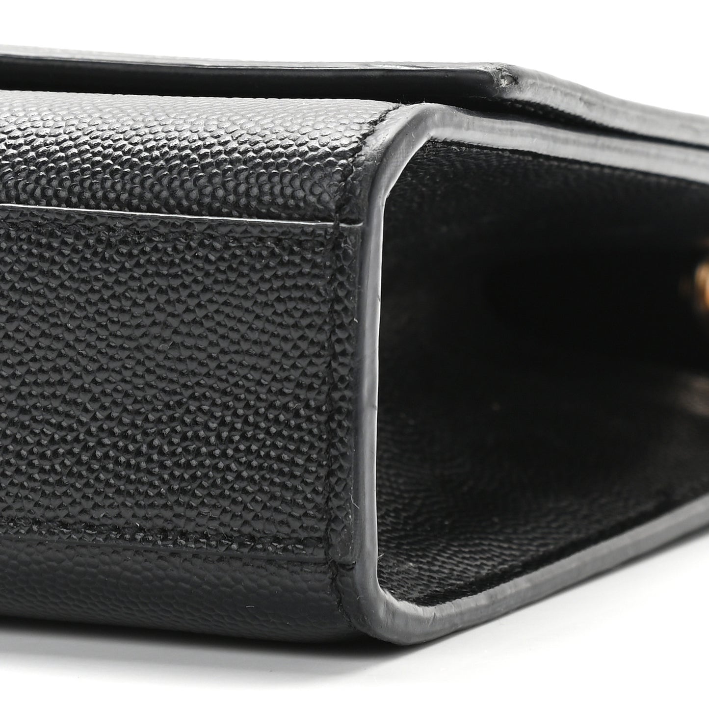 Grain De Poudre Medium Classic Monogram Kate Satchel Black