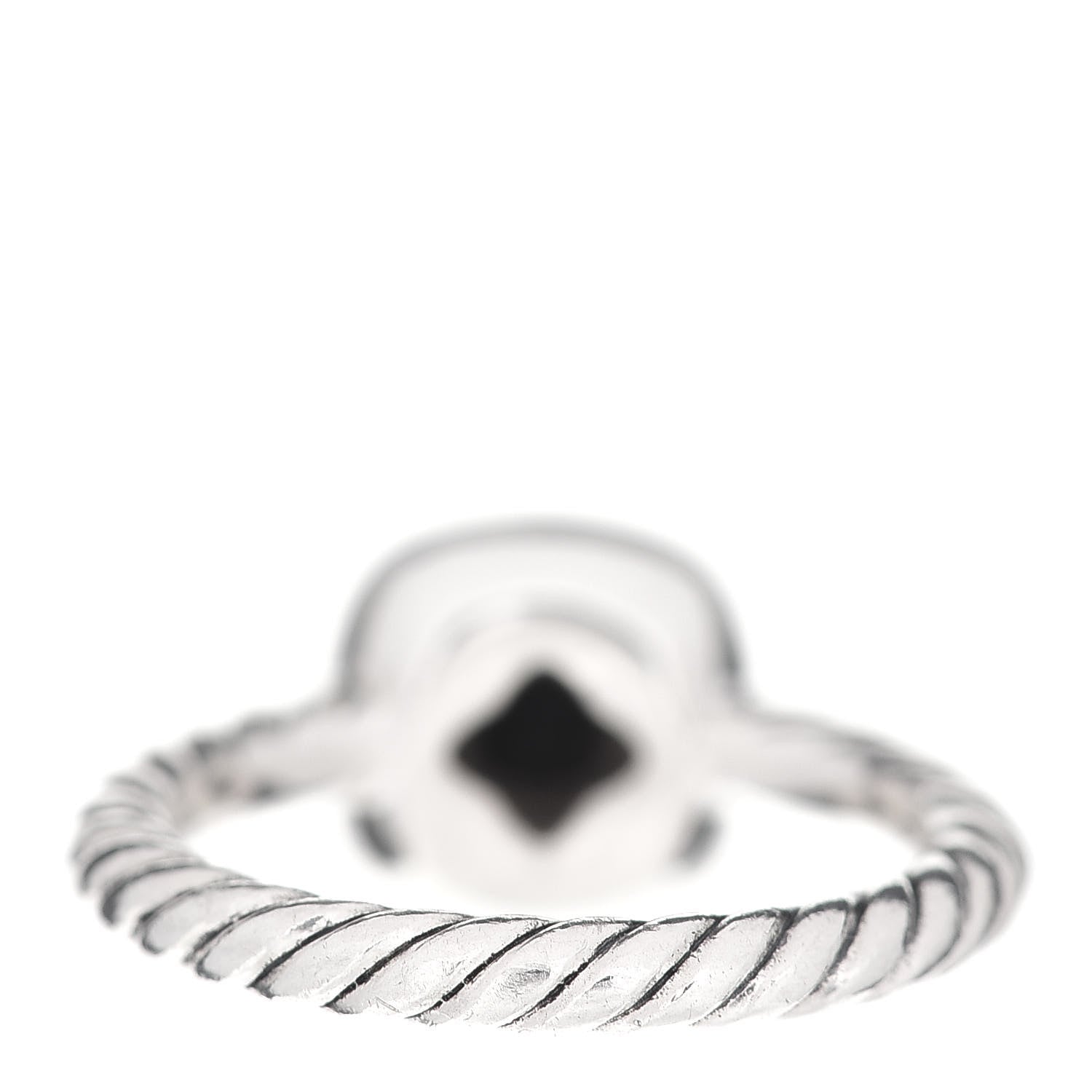 David Yurman Sterling Silver Diamond Black Onyx 4mm Albion Kids Ring 41 2 4 of 5