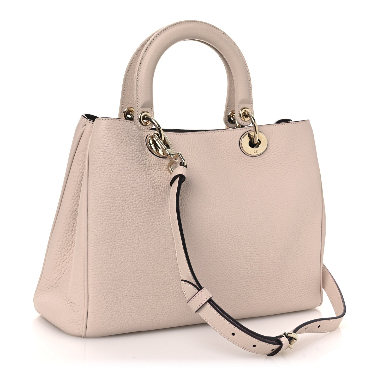 Bullcalf Medium Diorissimo Tote Rose Poudre