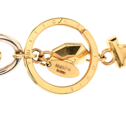 Louis Vuitton LV Facettes Bag Charm Key Holder Gold 3 of 3