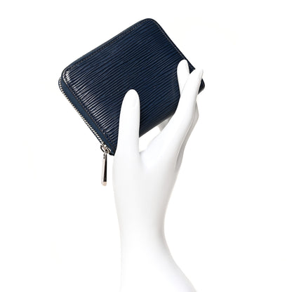 Louis Vuitton Epi Zippy Coin Purse Indigo 2 of 7