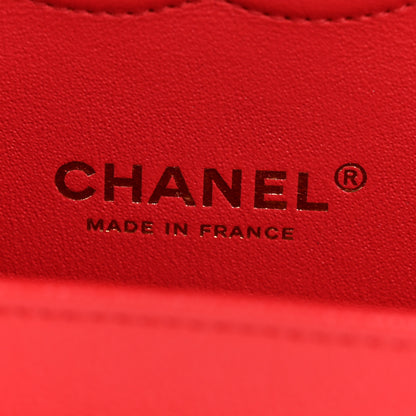 Chanel Caviar Quilted Medium Double Flap Red 6 of 12