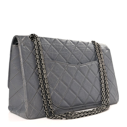 Chanel Aged Calfskin Quilted 2.55 Reissue 227 Flap Grey 3 of 9