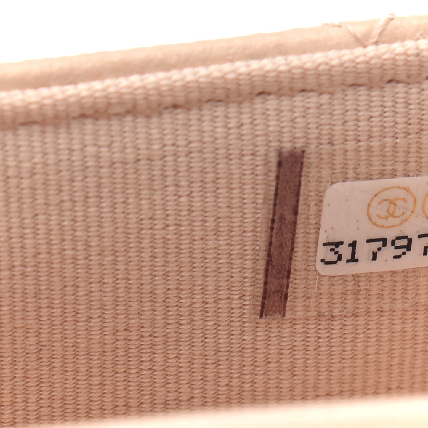 Caviar Quilted Mini Clutch With Chain Light Beige