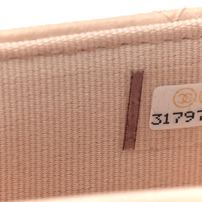 Chanel Caviar Quilted Mini Clutch With Chain Light Beige 8 of 10