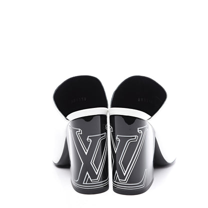 Louis Vuitton Calfskin Patent Topmost Mule 39.5 White 7 of 11