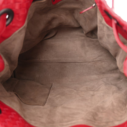 Bottega Veneta Nappa Intrecciato Medium Garda Bag Red 5 of 10