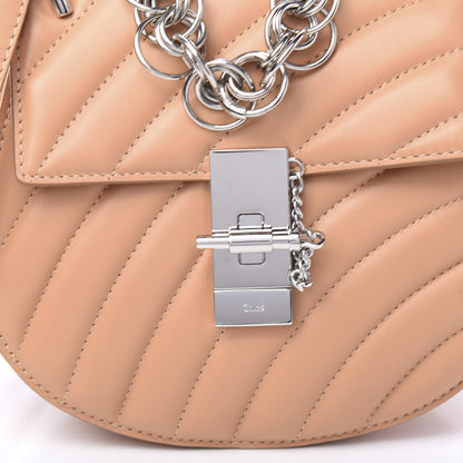 Chloe Calfskin Quilted Mini Drew Bijou Shoulder Bag Blushy Pink 9 of 9