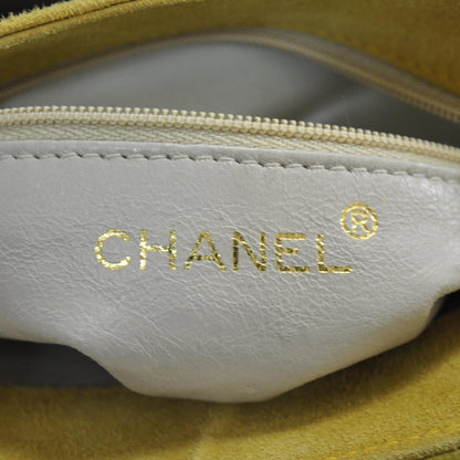 Chanel Suede Quilted Tassel Shoulder Bag Yellow 8 of 10