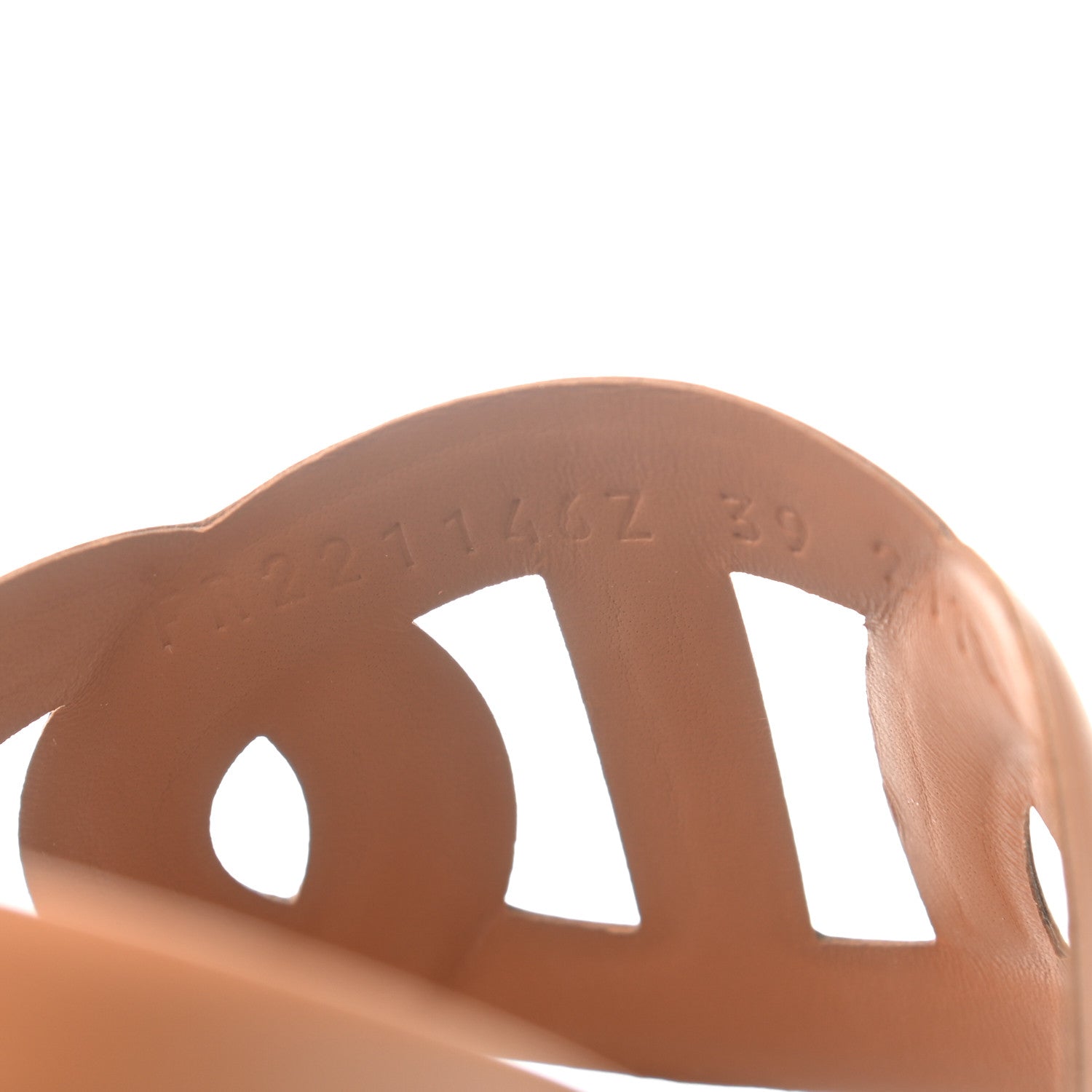Hermes Nappa Extra Sandals 39 Gold 8 of 8